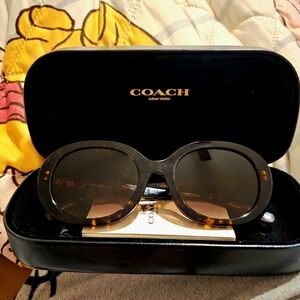 Coach Women's Tortoise Sunglasses